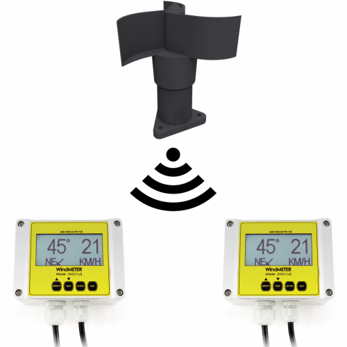 Kit Anemometri con Doppio Display Wireless2